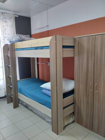 Фото номера Общий 4-местный номер для мужчин Гостиница Camin Hostel г. Пермь 4